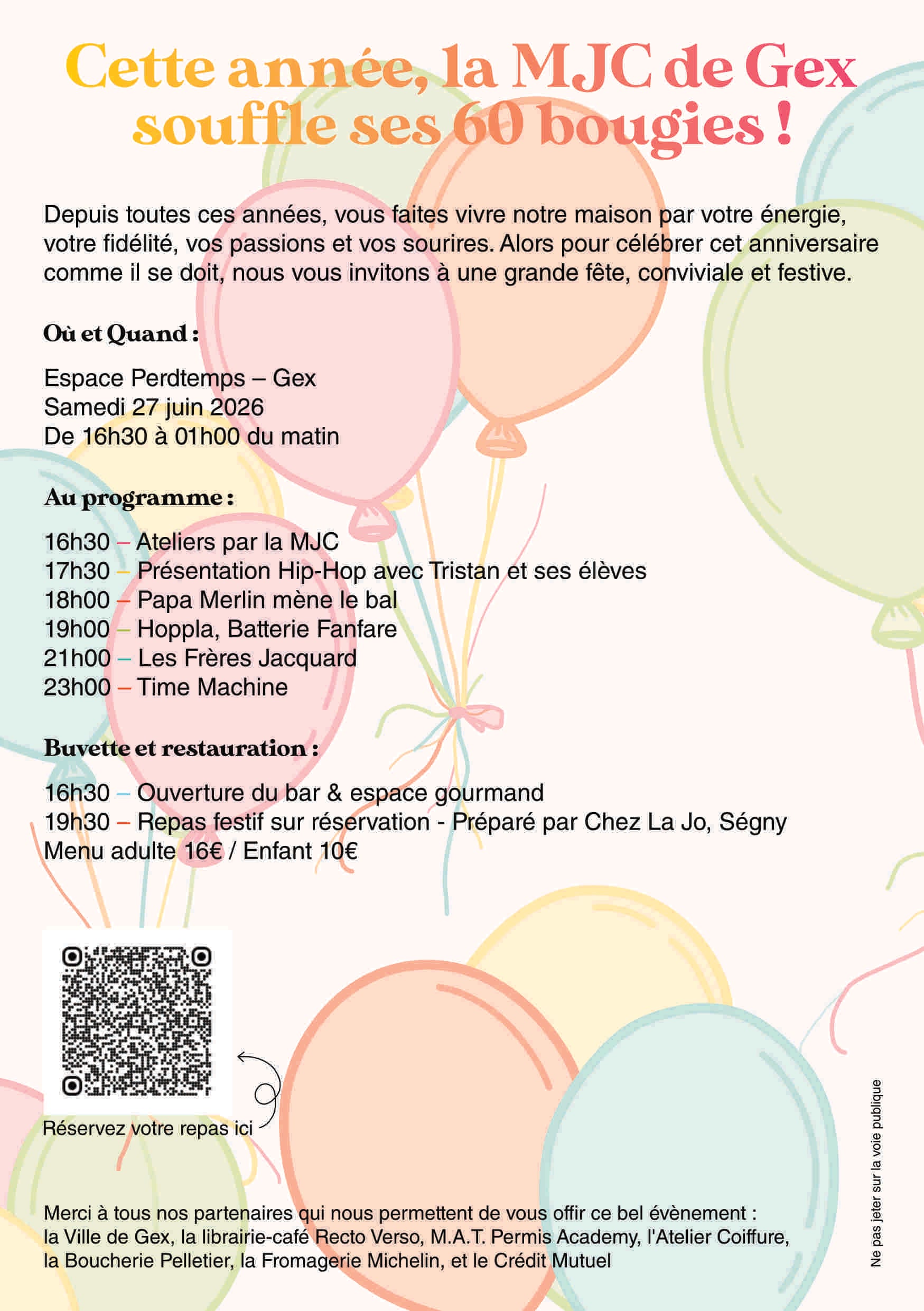 La MJC fête ses 60 ans